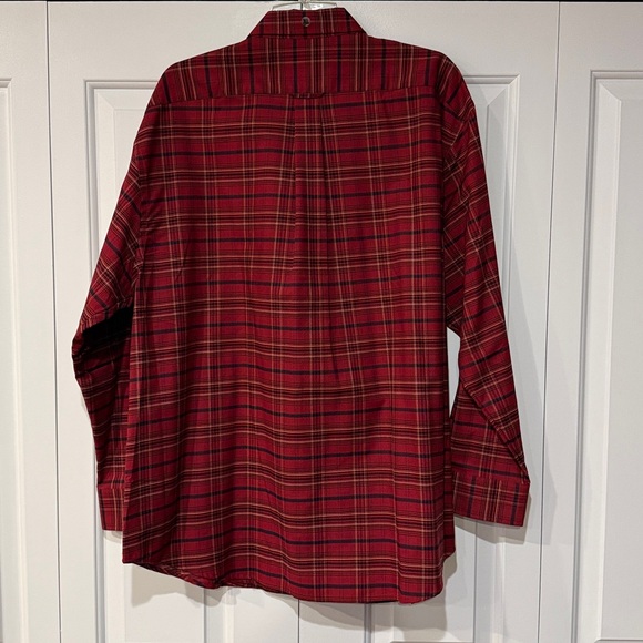 Towncraft Red and Black Plaid Men's Shirt XL - Picture 5 of 11